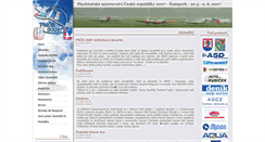 Desktop Screenshot of pmcr2007.aeroklub-sumperk.cz